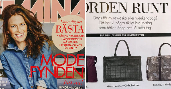 Our Travelbag is presented in Femina magasine
