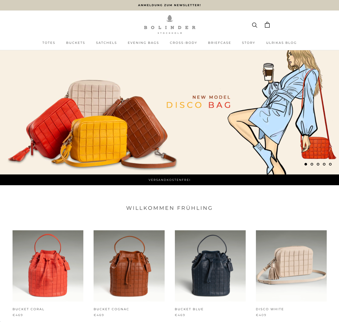 Bolinder Stockholm now with new website for the DACH Countries