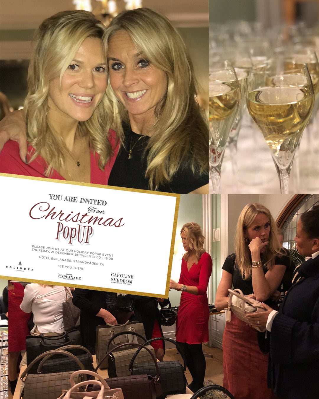 Christmas Popup with Bolinder Stockholm and Caroline Svedbom at Hotel Esplanade