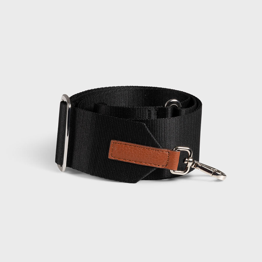 Shoulder Strap Black Cognac