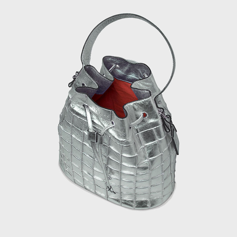 Jet Set Bucket Silver