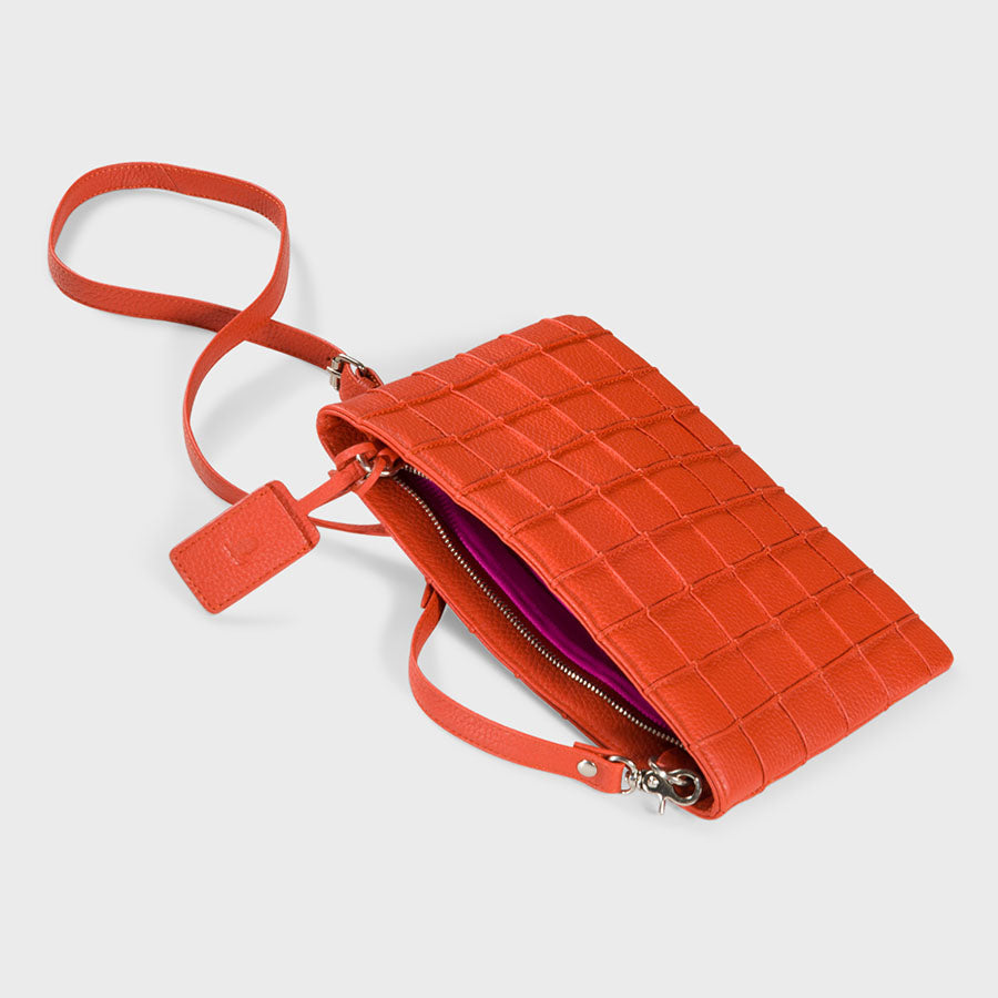 Grace Clutch Tangerine