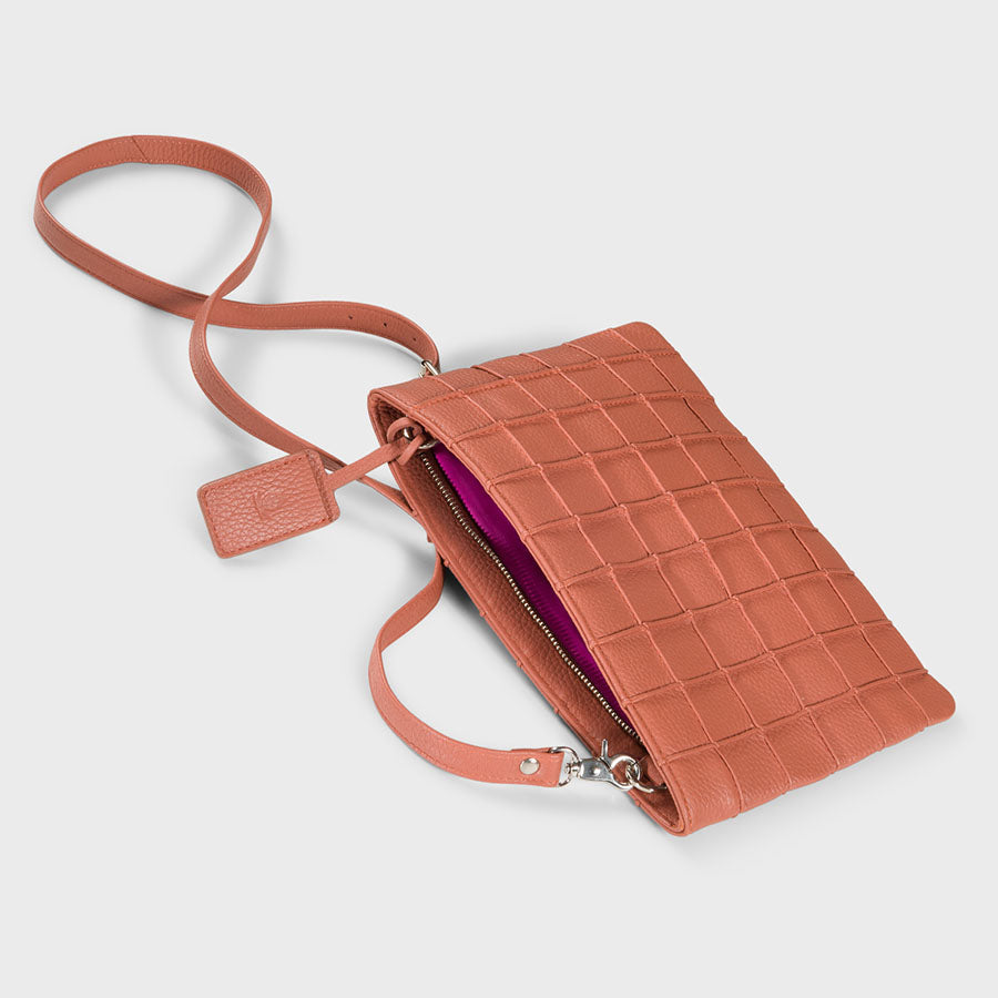 Grace Clutch Terracotta