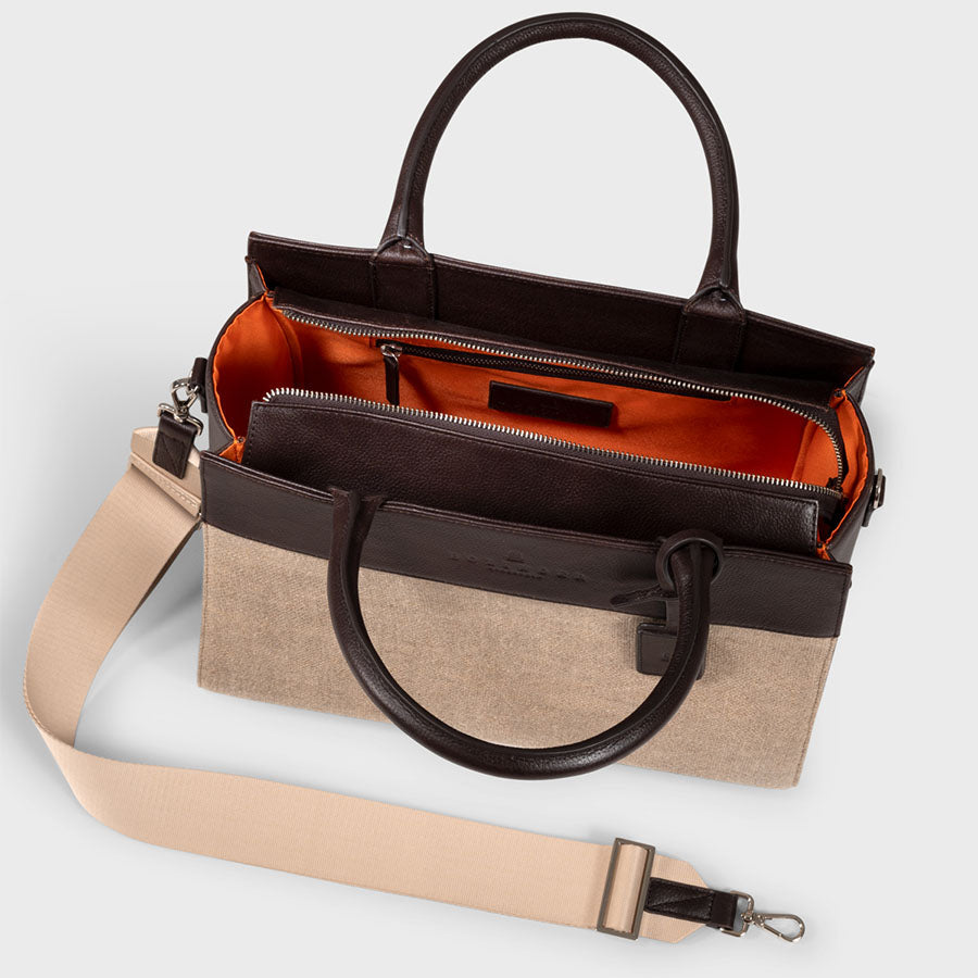 Central Park Tote Brown