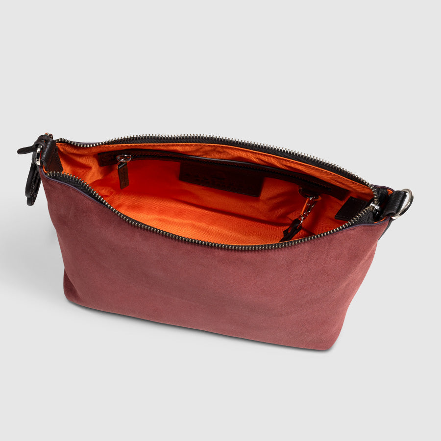 Mini Boho Suede Maroon