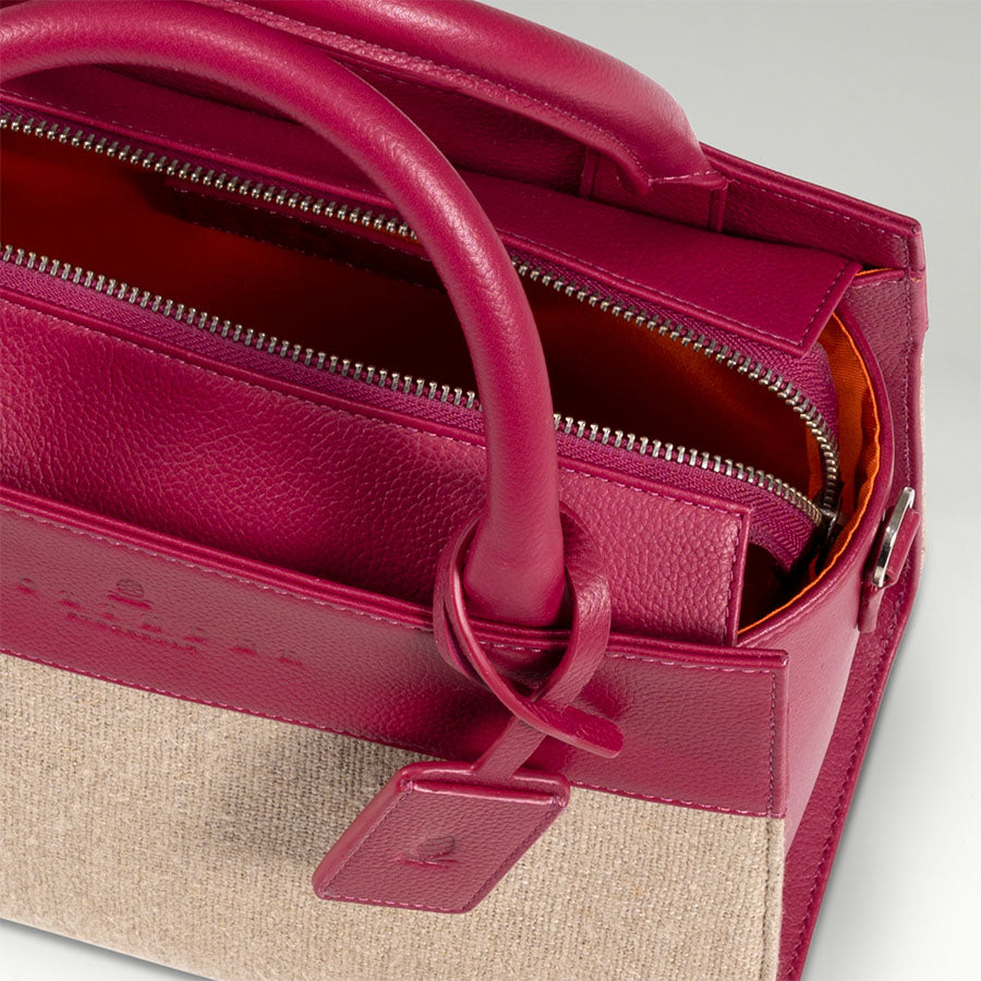 Central Park Mini Tote Rasberry