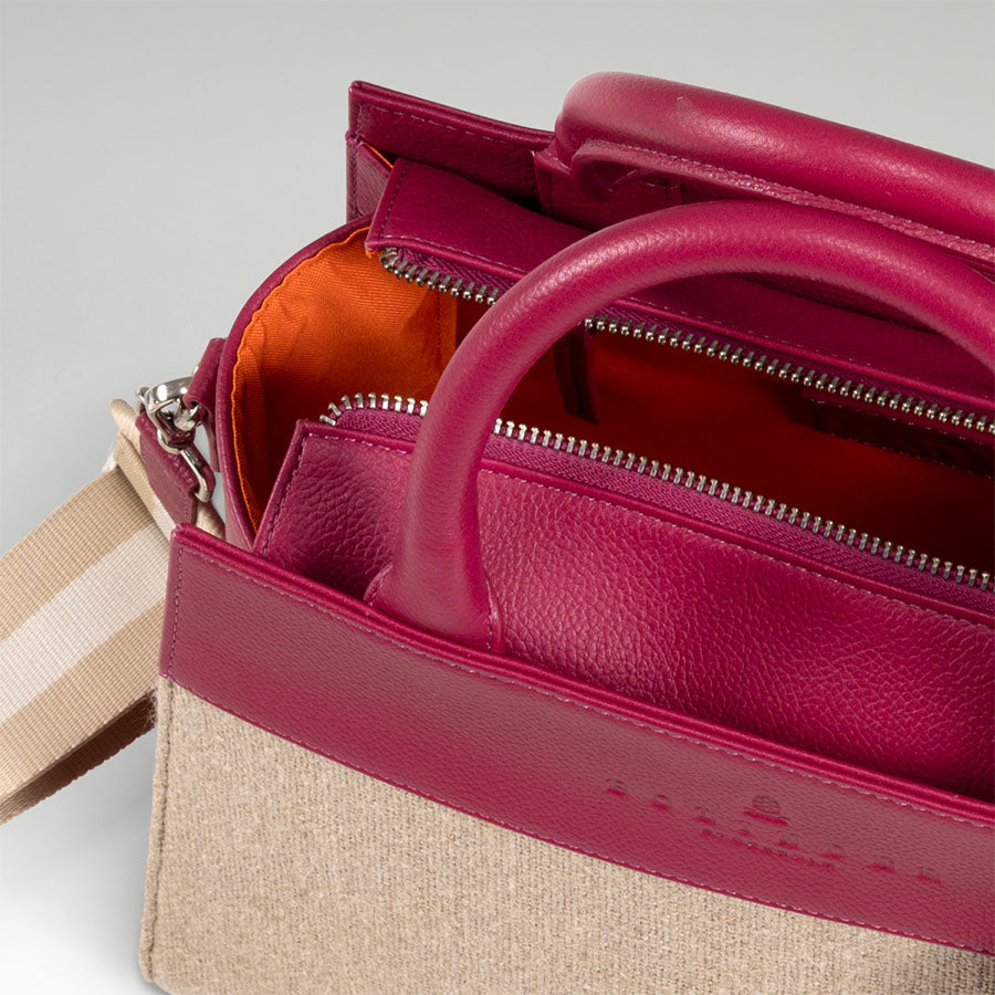 Central Park Mini Tote Rasberry