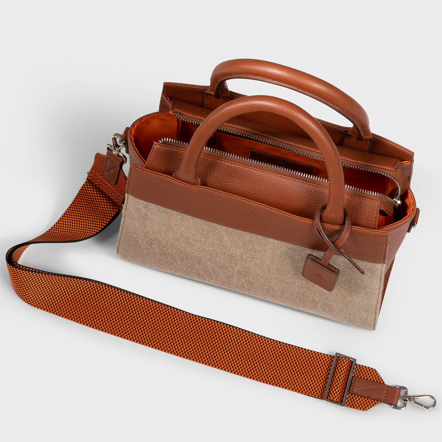 Central Park Mini Tote Cognac