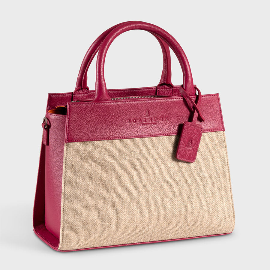 Central Park Mini Tote Rasberry