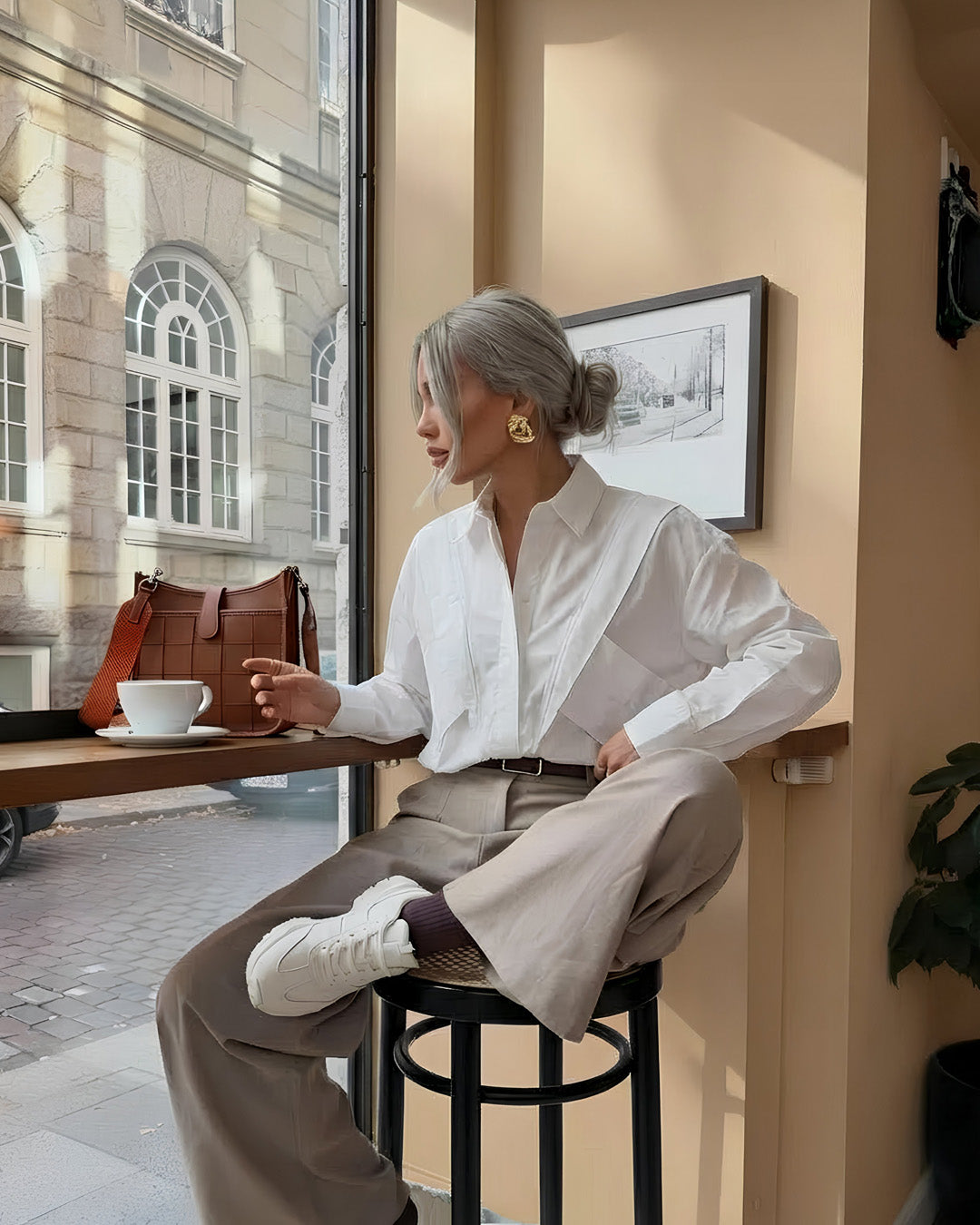 Mini Mary Messenger Cognac