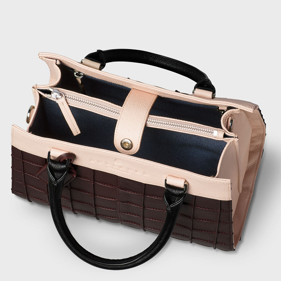 Dignity Mini Tote Multi Burgundy