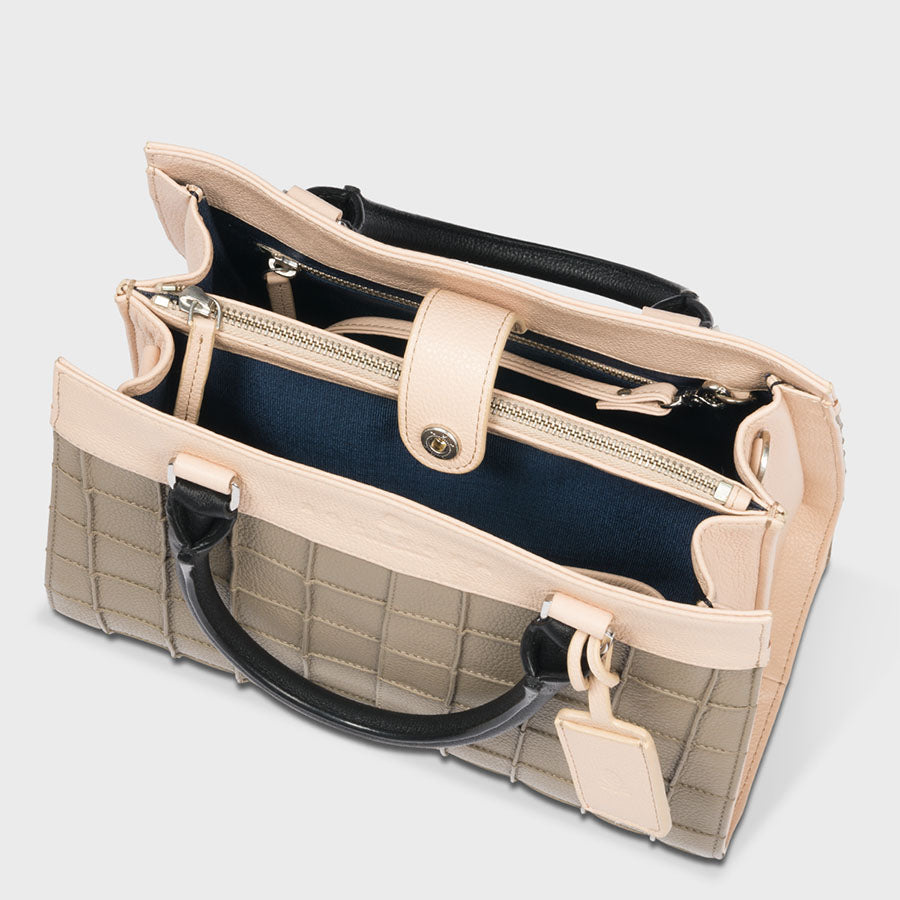 Dignity Mini Tote Multi Grey