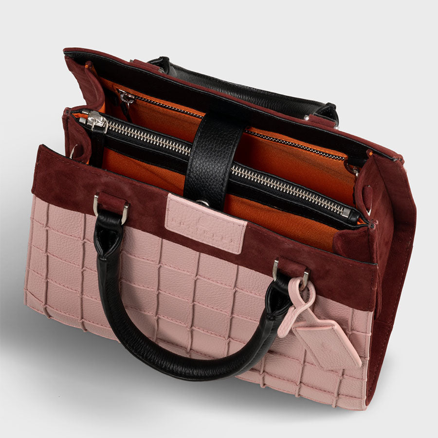 Dignity Mini Tote Multi Suede Pink