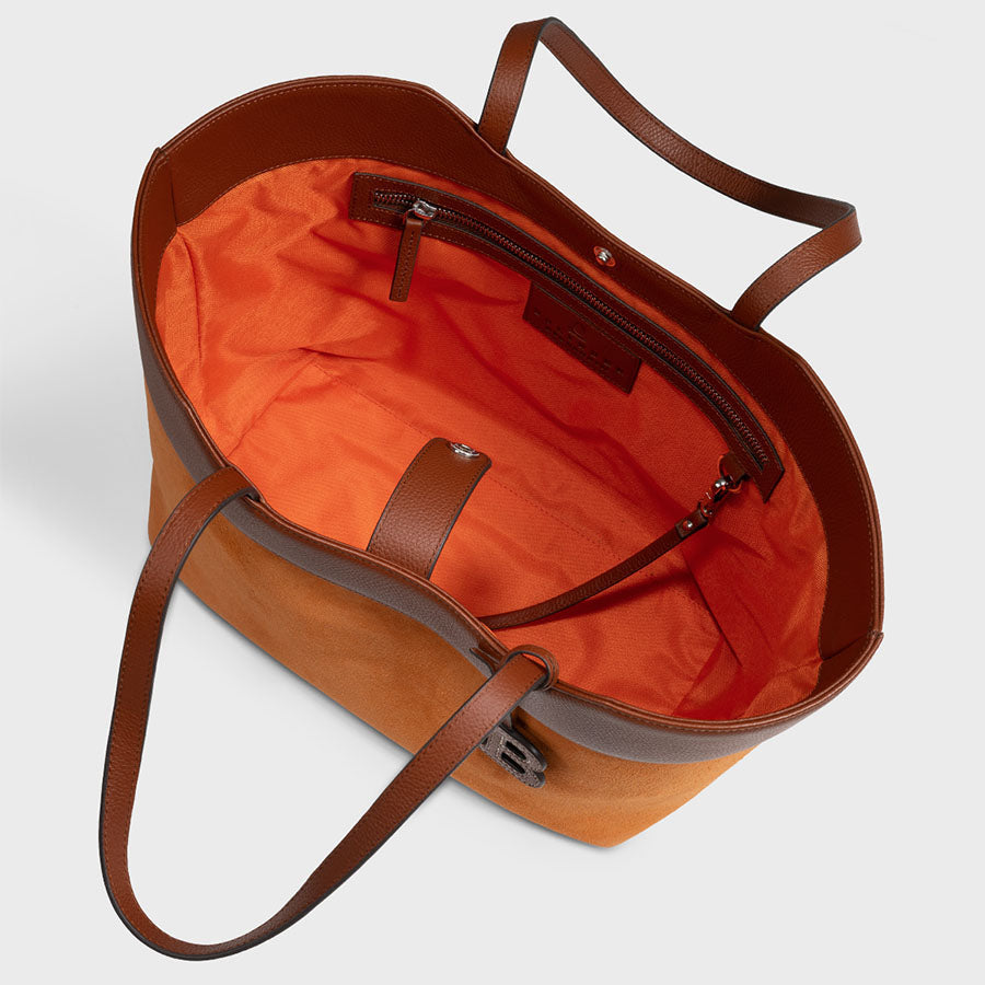 Monica Tote Suede Orange (Copy)