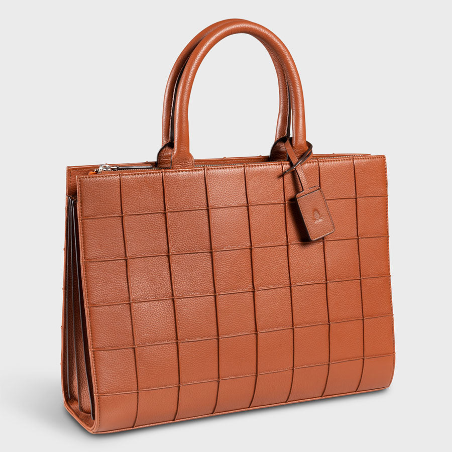 Sofia Briefcase Cognac