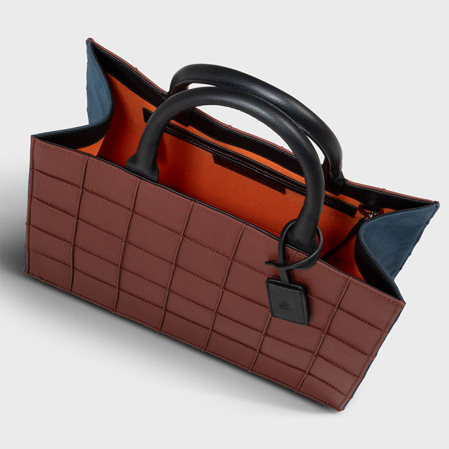 Sofia Mini Tote Multi Suede Brown