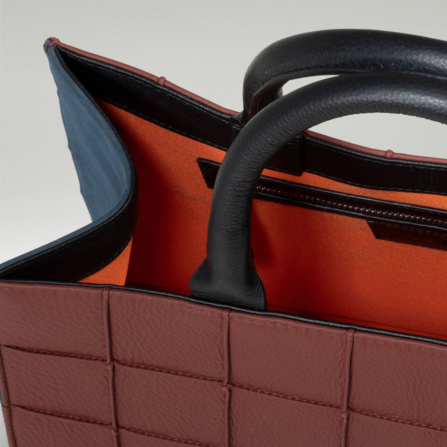 Sofia Mini Tote Multi Suede Brown