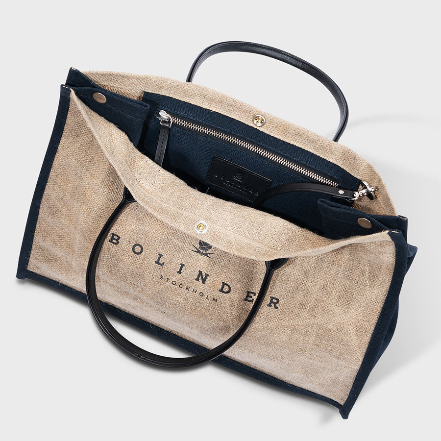 Soho Tote Hemp Black