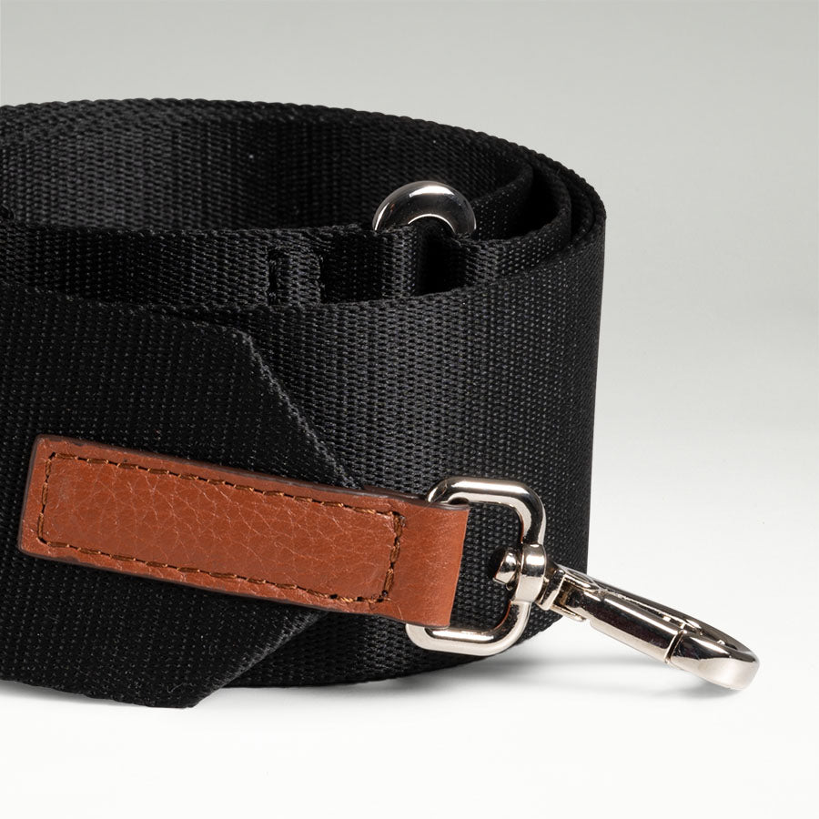 Shoulder Strap Black Cognac