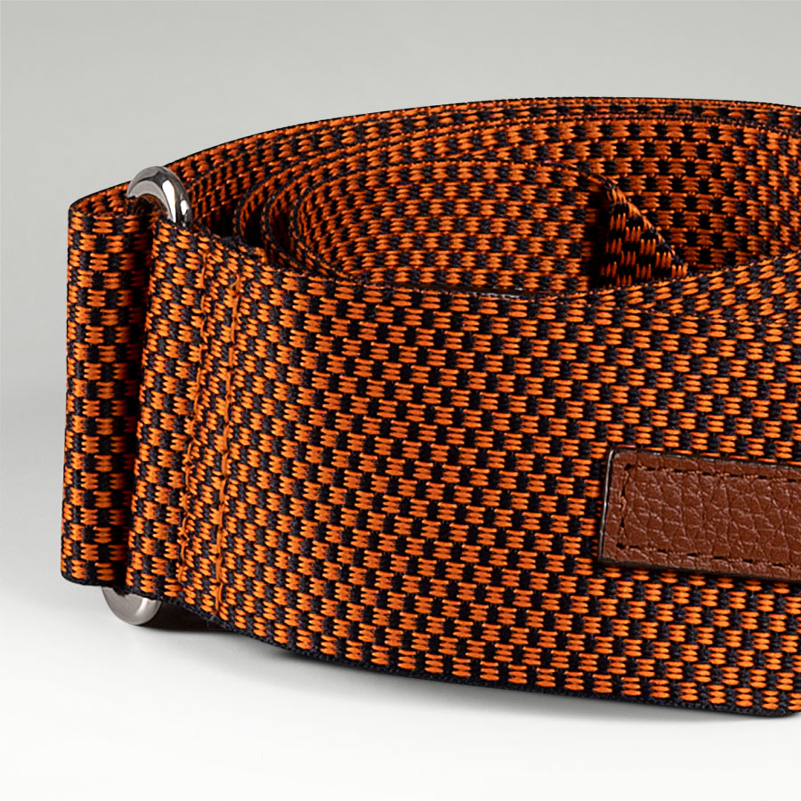 Shoulder Strap Woven Cognac