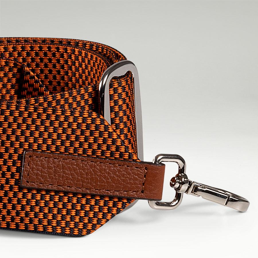 Shoulder Strap Woven Cognac
