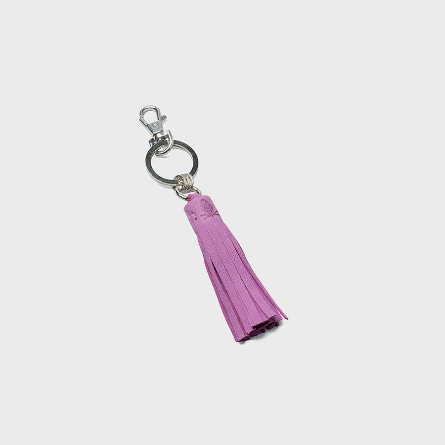 Tassle Key Ring Magenta