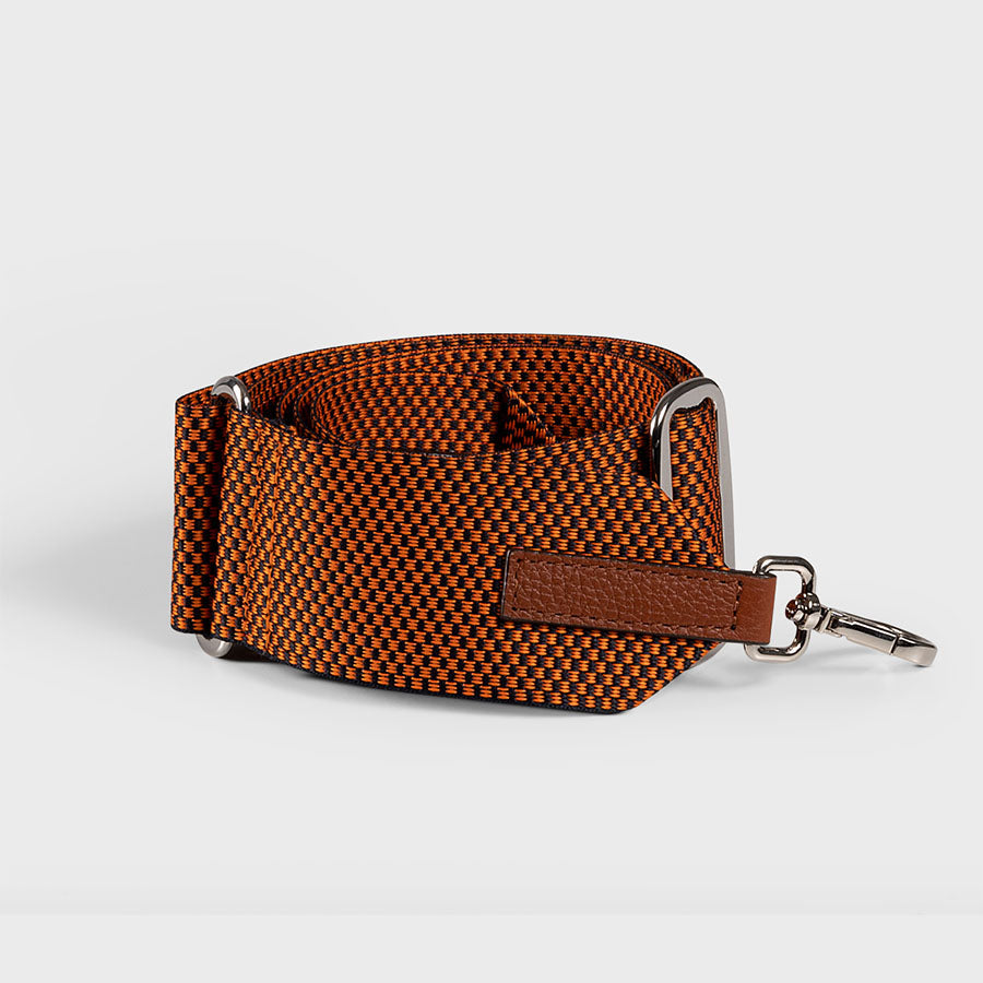 Shoulder Strap Woven Cognac