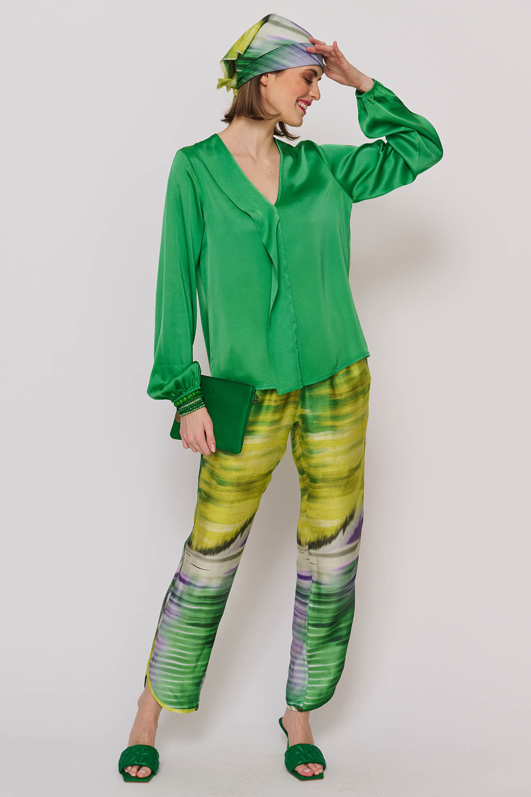 Zipper Pouch Emerald