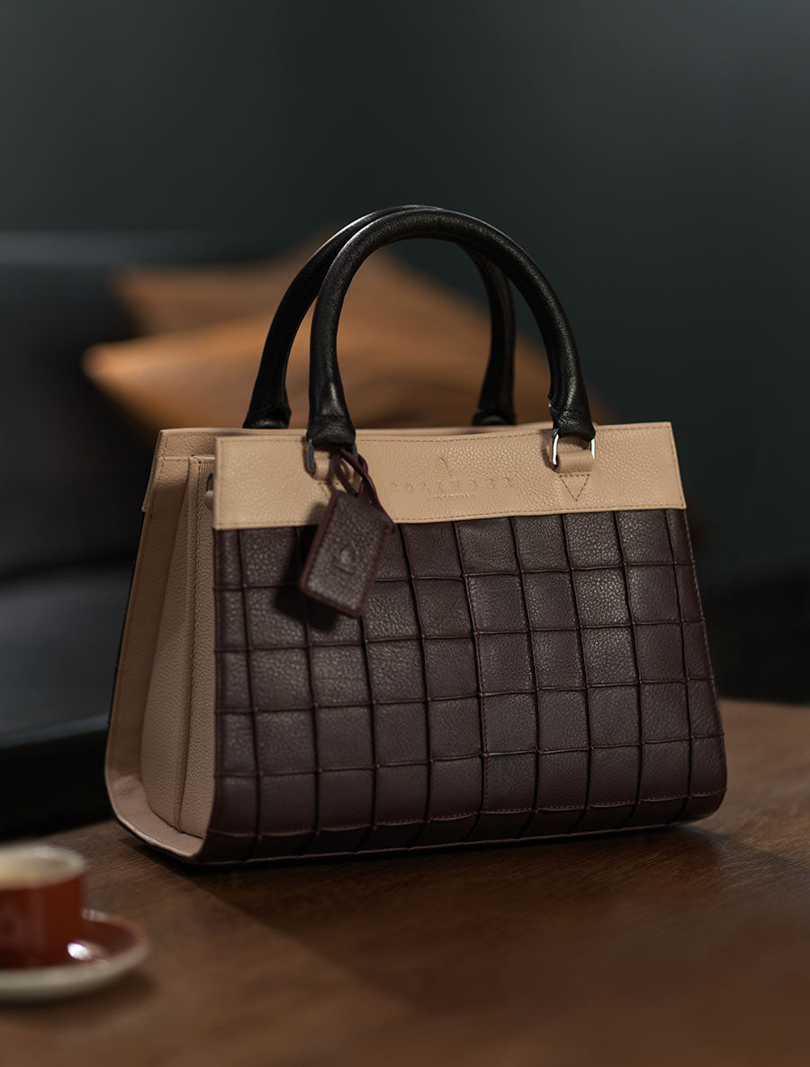 Mini Tote Multi Burgundy