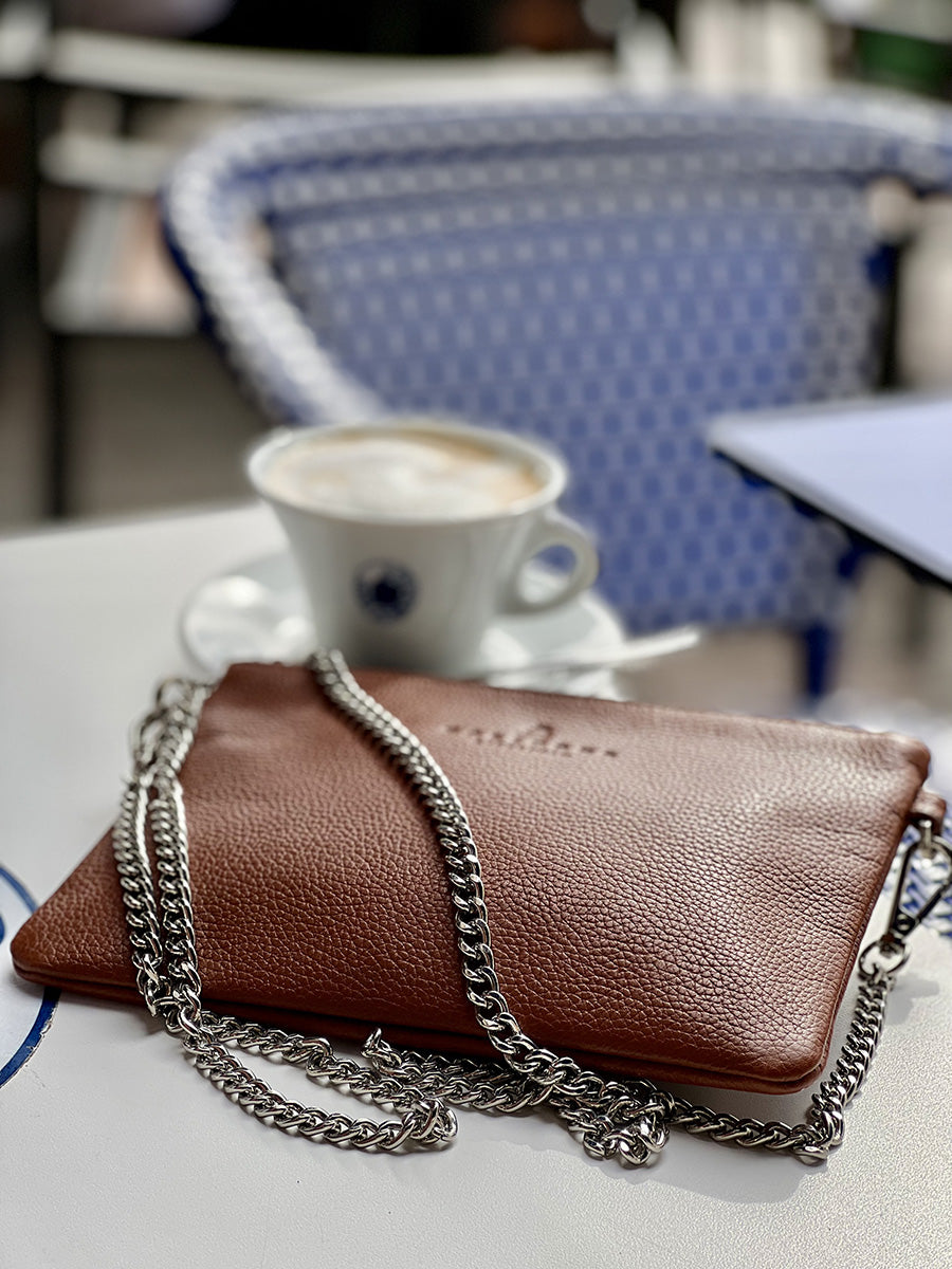 Zipper Pouch Cognac