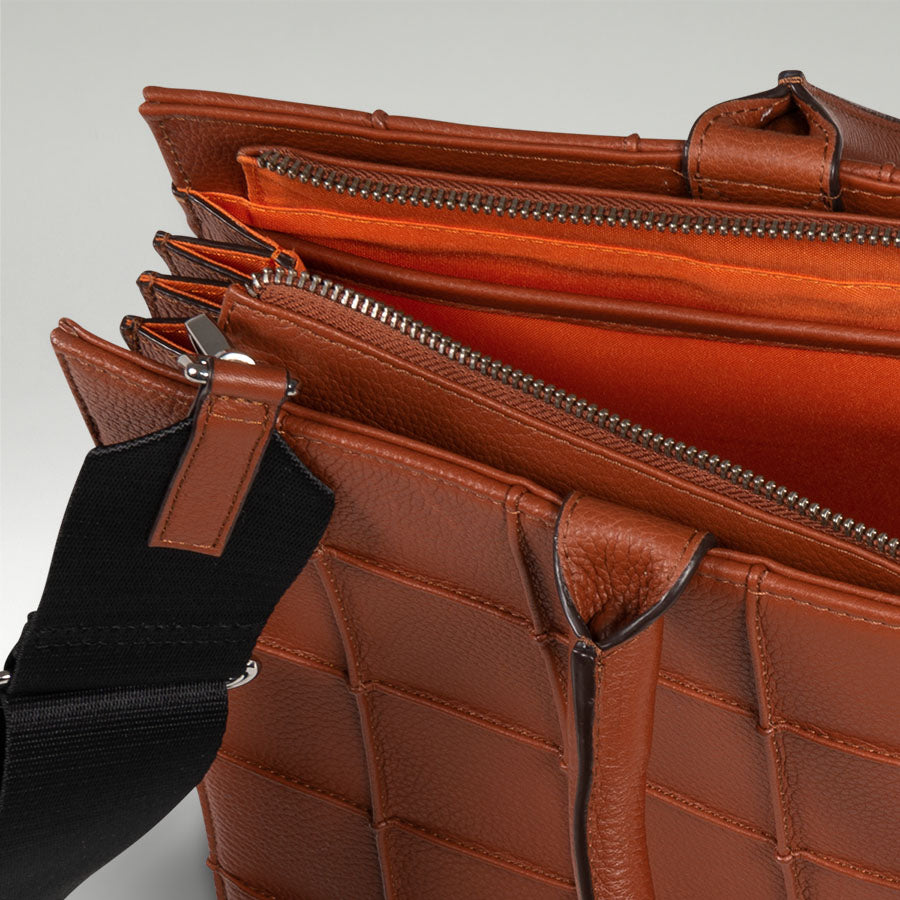 Sofia Briefcase Cognac