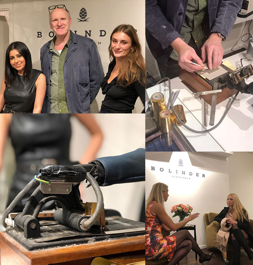 Monogram event in our shop at Sturegallerian