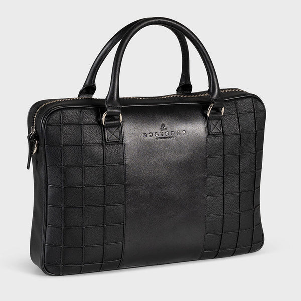 Dignity Briefcase Saffiano Black