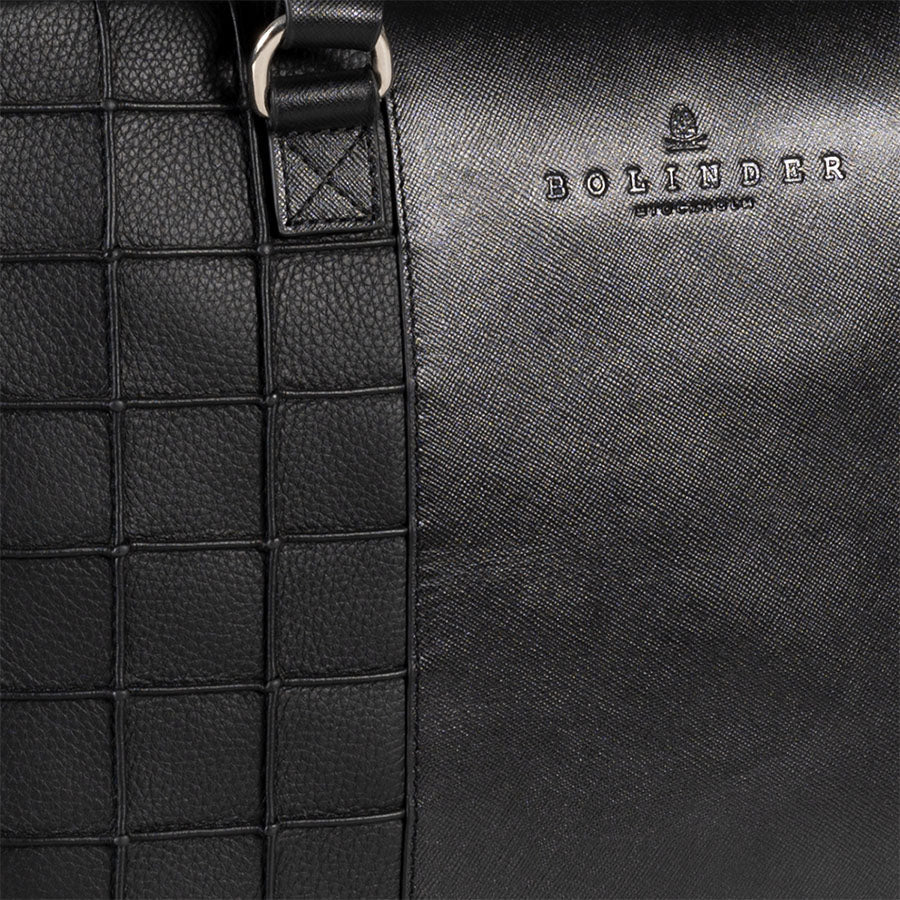 Dignity Briefcase Saffiano Black