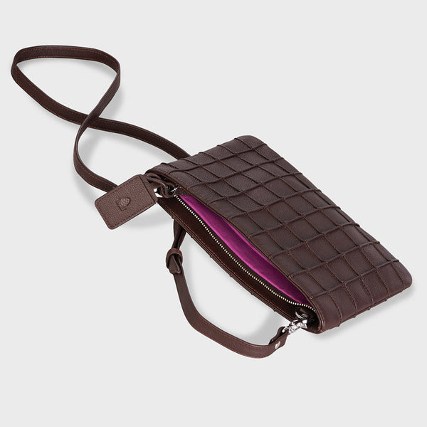 Grace Clutch Brown