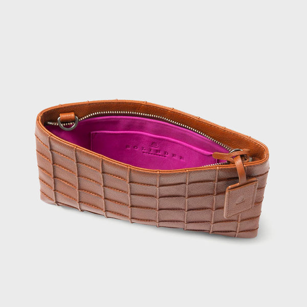 Grace Clutch Cognac