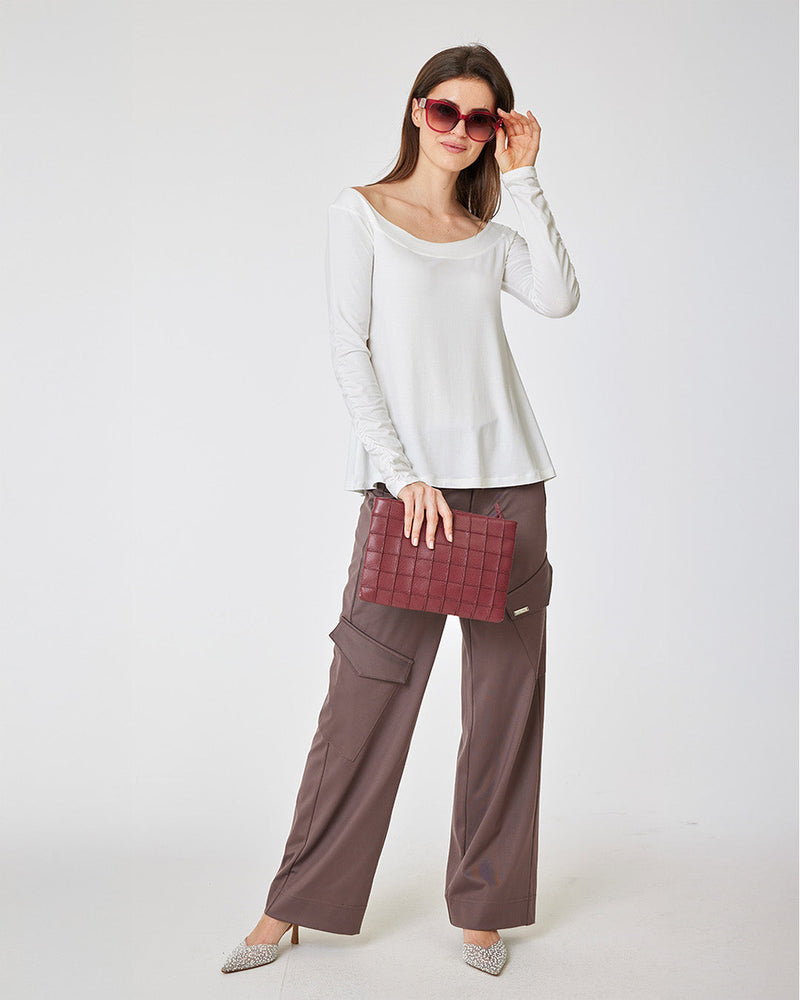 Grace Clutch Plum