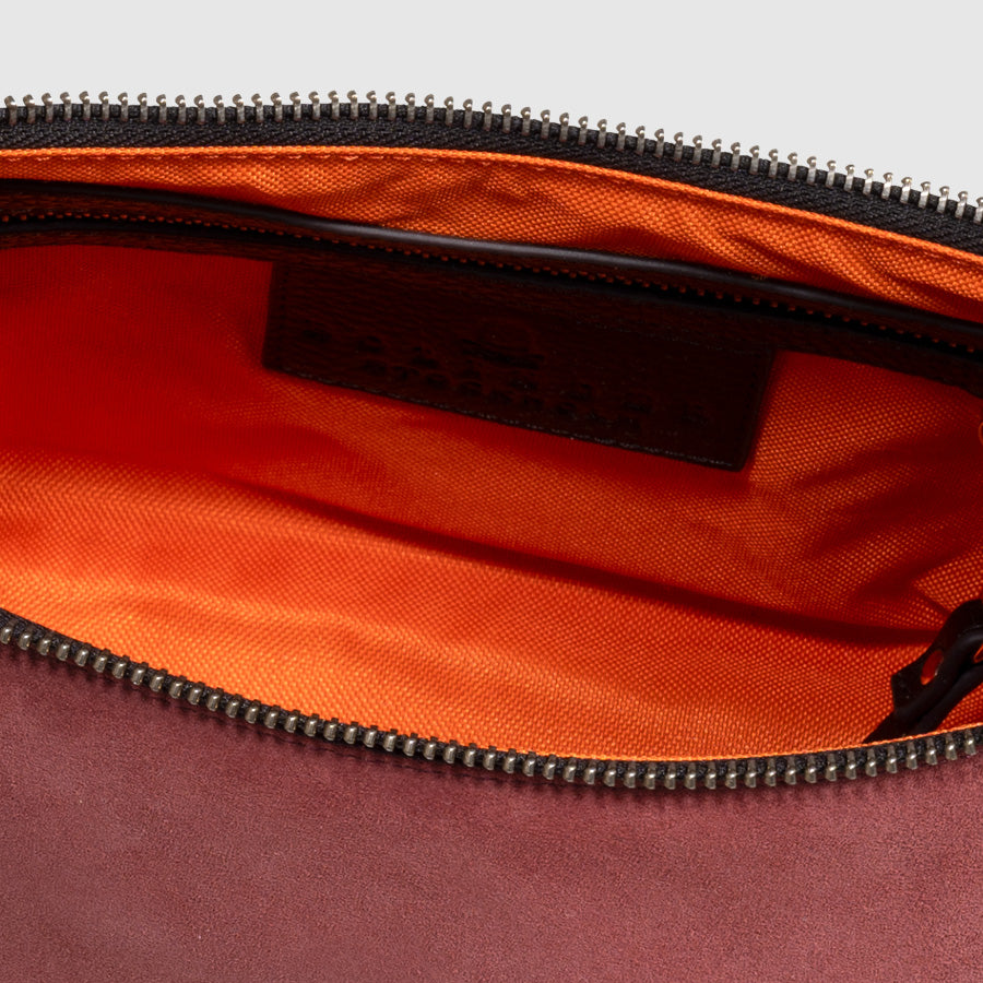Mini Boho Suede Maroon
