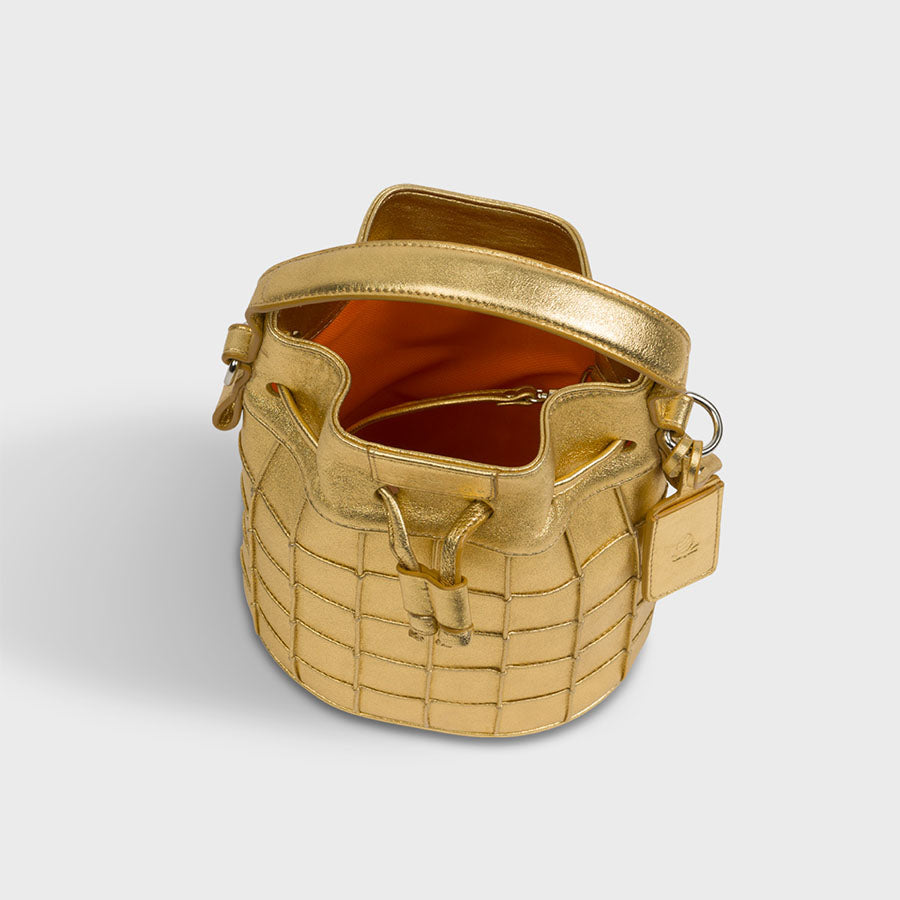 Jet Set Mini Bucket Gold