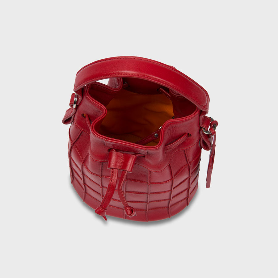 Jet Set Mini Bucket Red