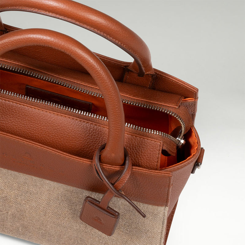 Central Park Mini Tote Cognac