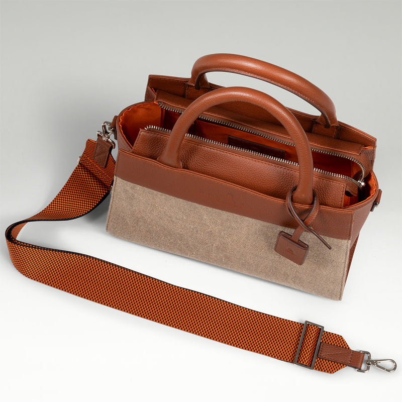 Central Park Mini Tote Cognac