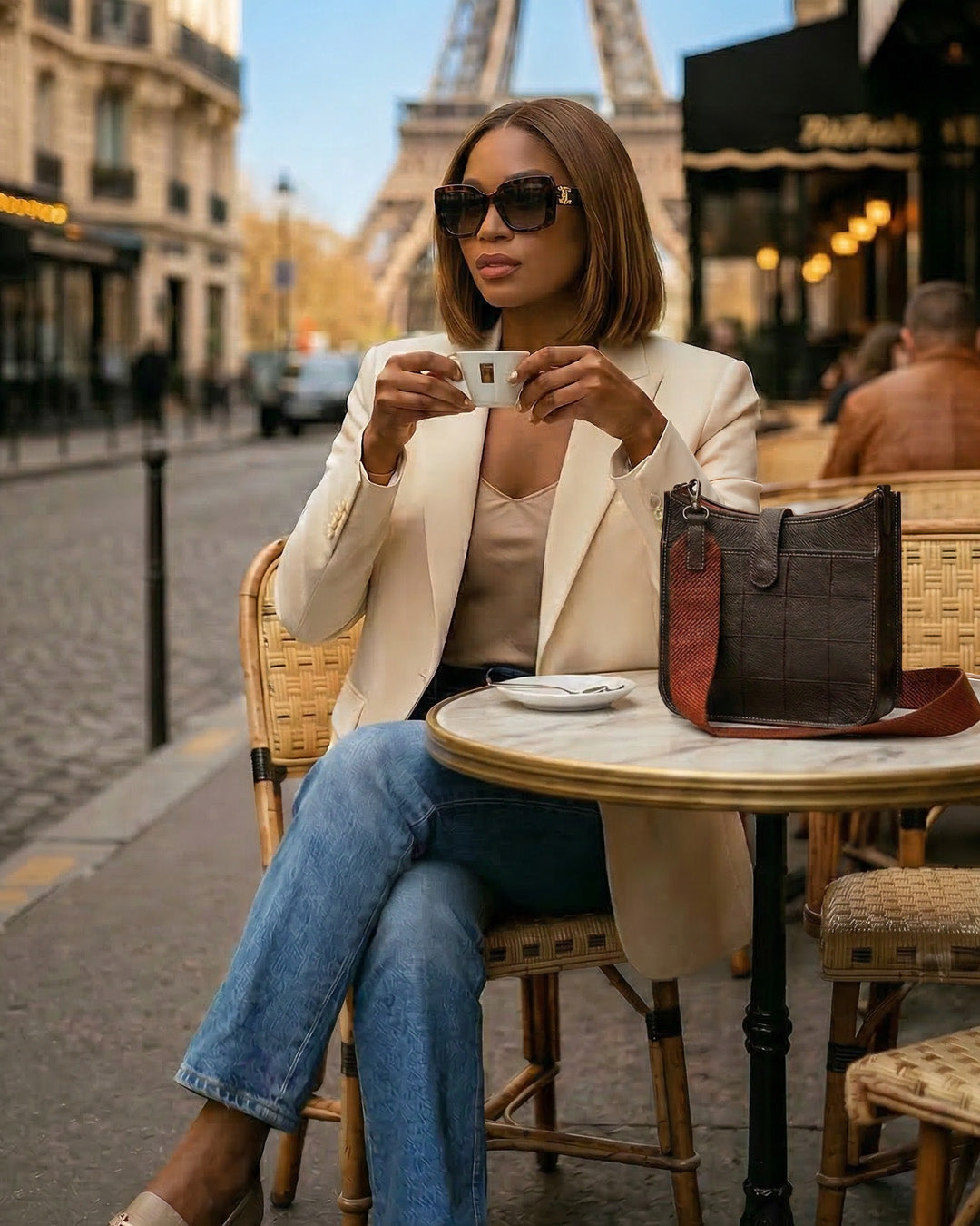 Mini Mary Messenger Brown