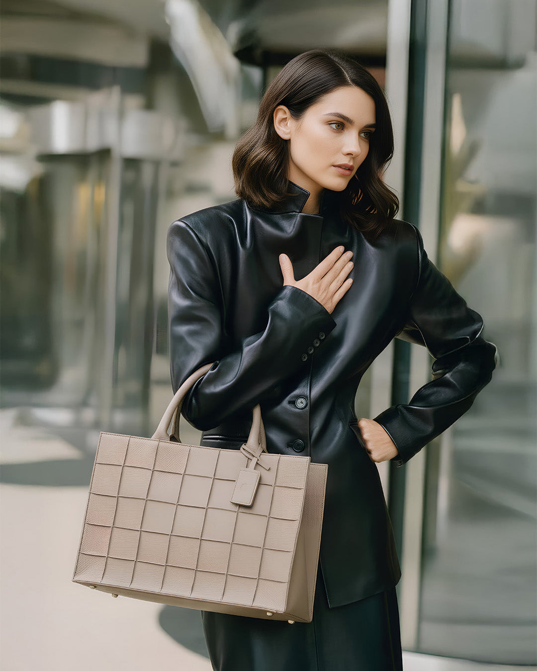 Sofia Mini Tote Grey