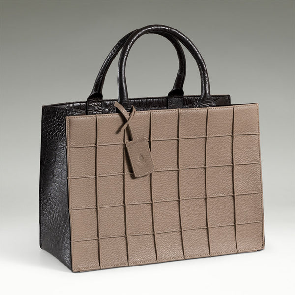 Sofia Mini Tote Multi Croco Brown