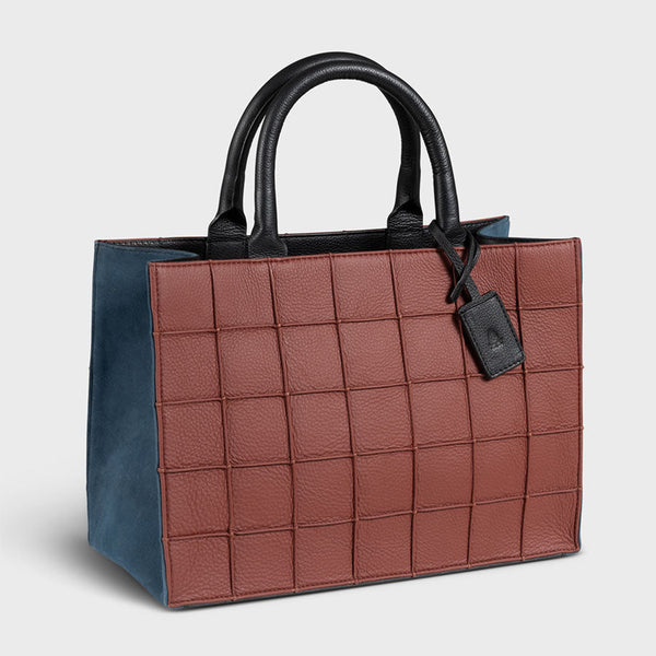 Sofia Mini Tote Multi Suede Brown