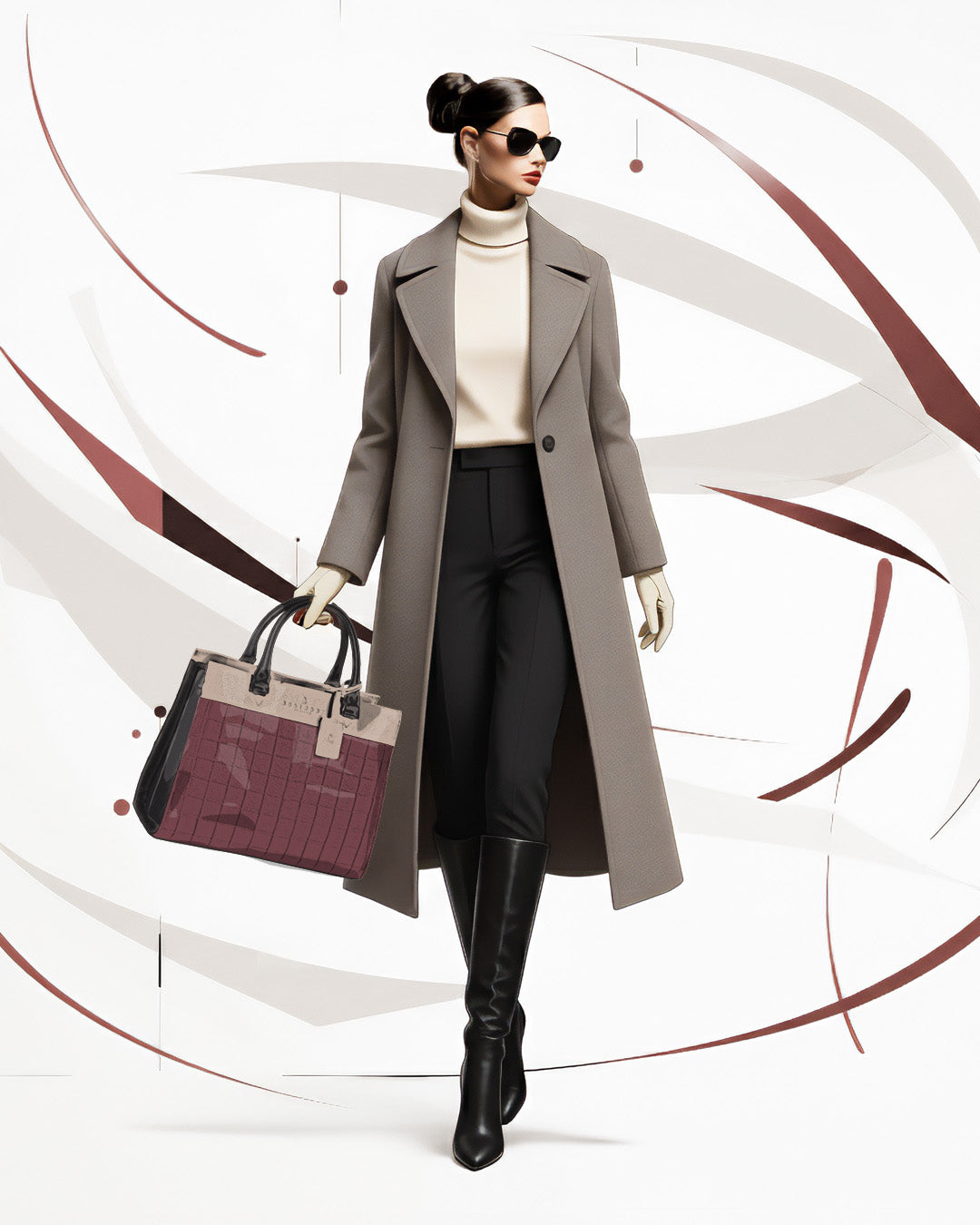 Dignity Tote Multi Saffiano