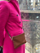 Zipper Pouch Cognac