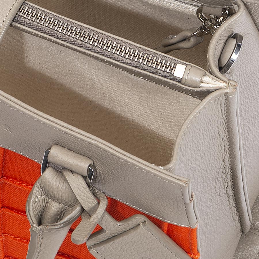 Canvas Mini Tote Orange 