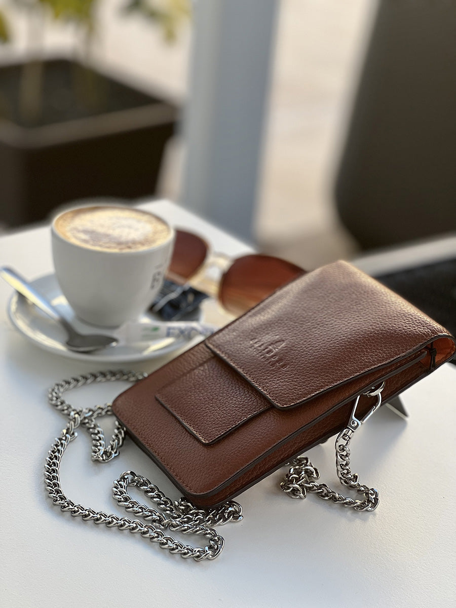Phone Bag Cognac 